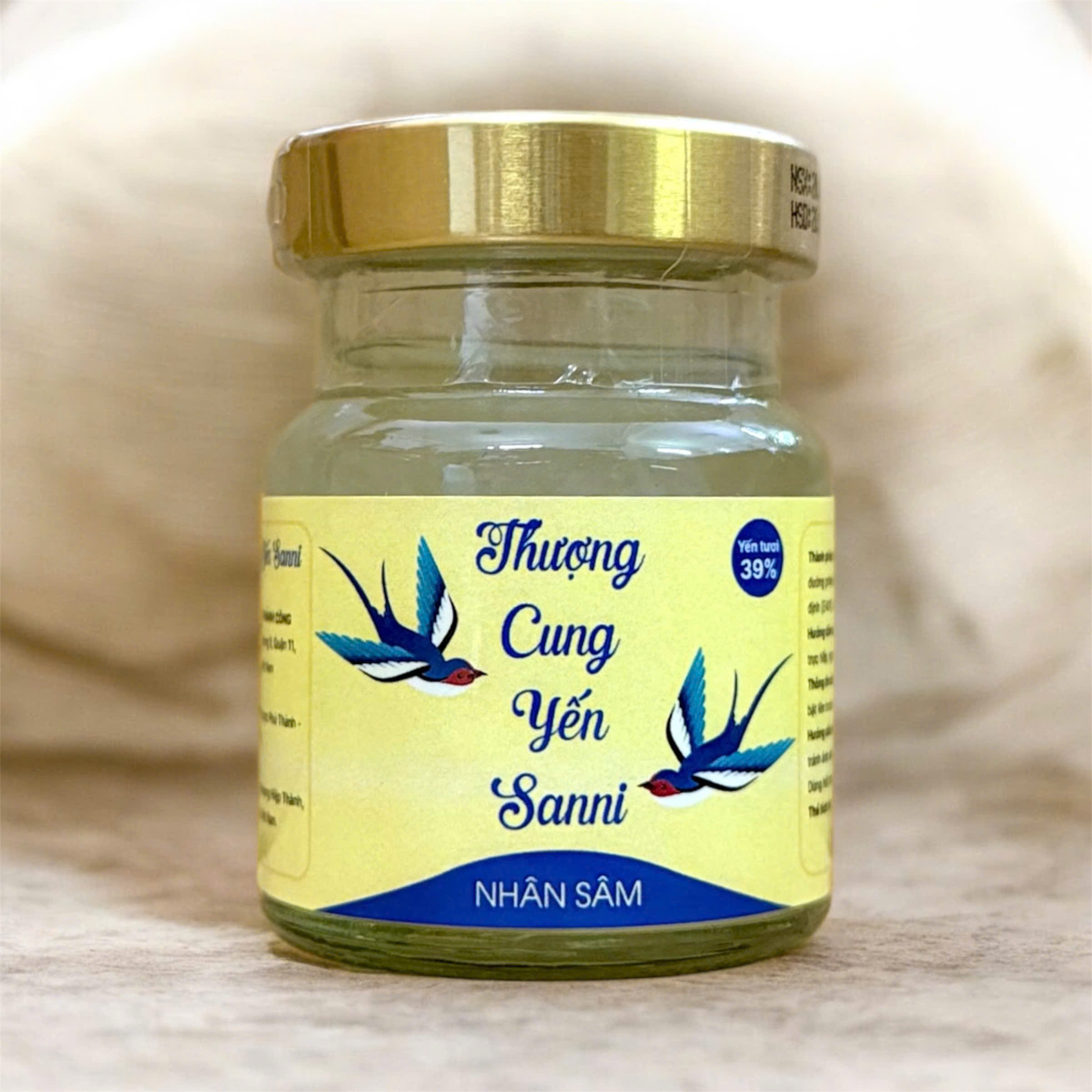 Hũ yến Thượng Cung Yến Sanni 70ml Nhân Sâm